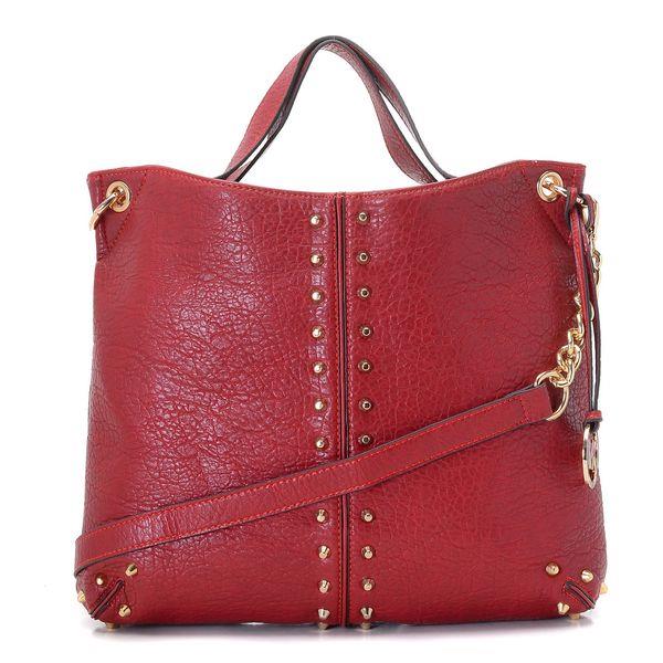 michael kors uptown astor large shoulder tote bordeaux lammeskin Opprinnelige Salg bpdft